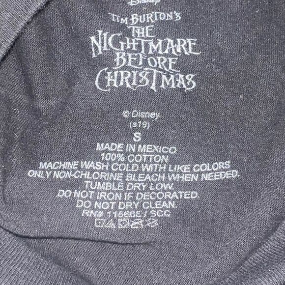 Disney Nightmare Before Christmas Men’s Jack Skellington T-Shirt Oogie Boogie S - Picture 9 of 10